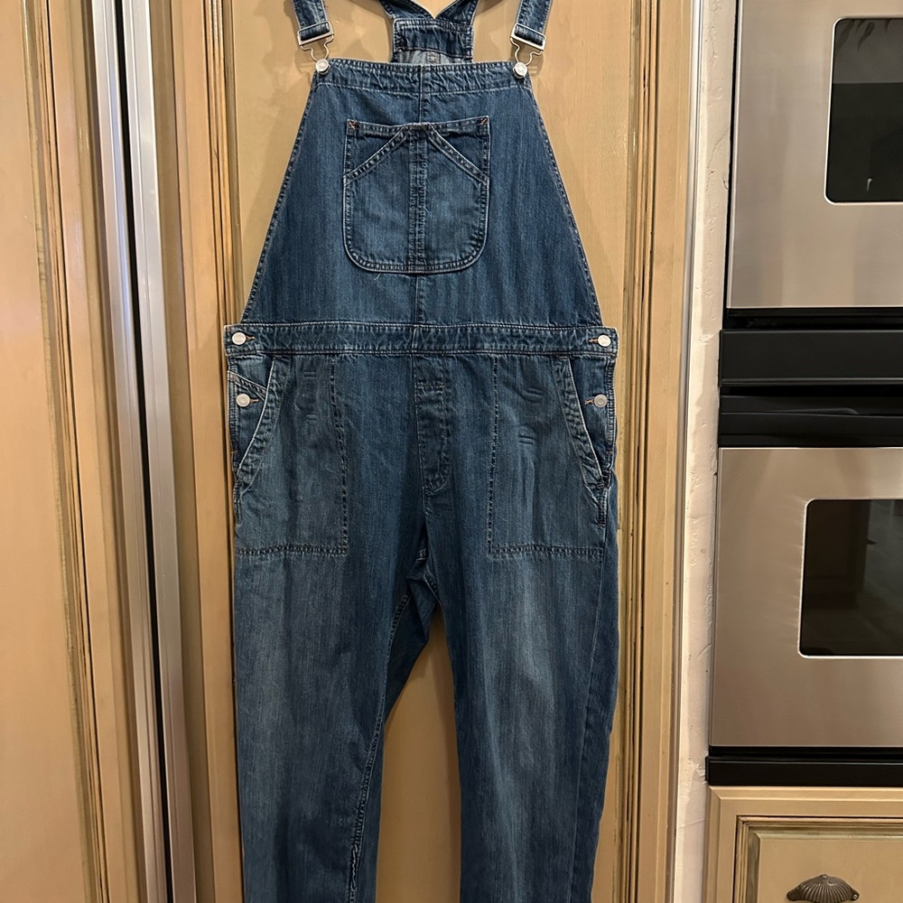GAP Women's Blue Denim Overalls